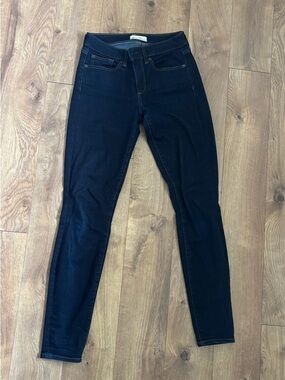GAP Midnight Blue Skinny Jeans - High Rise Stretch